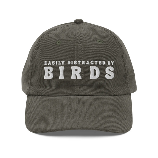 Olive Corduroy Birdwatcher Hat.