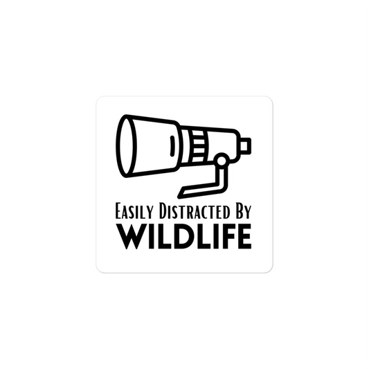Wildlife Photographer Sticker by Sara Turbyfill Photography and Design.