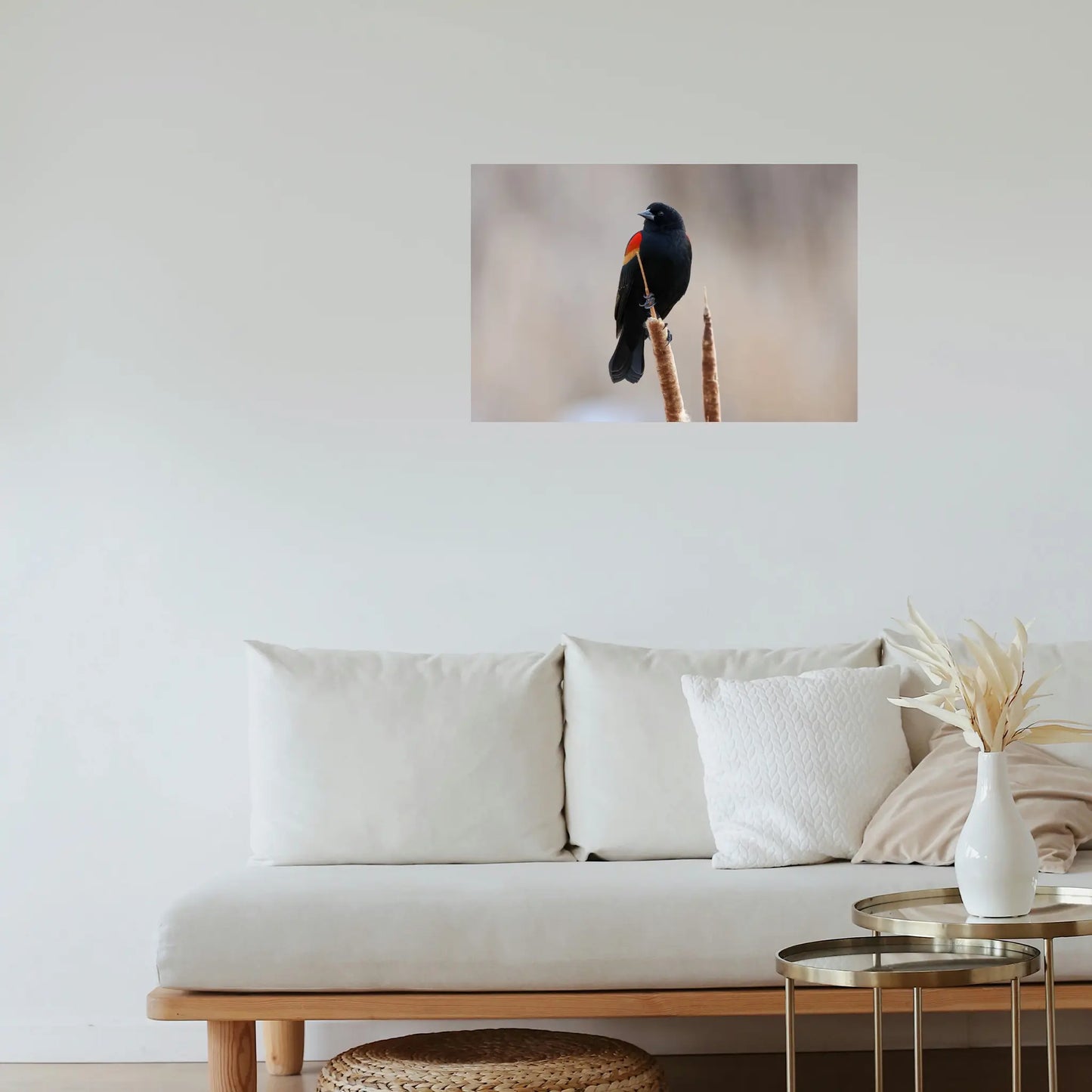 40x60 Red-Winged Blackbird Gallery-Wrapped Canvas.