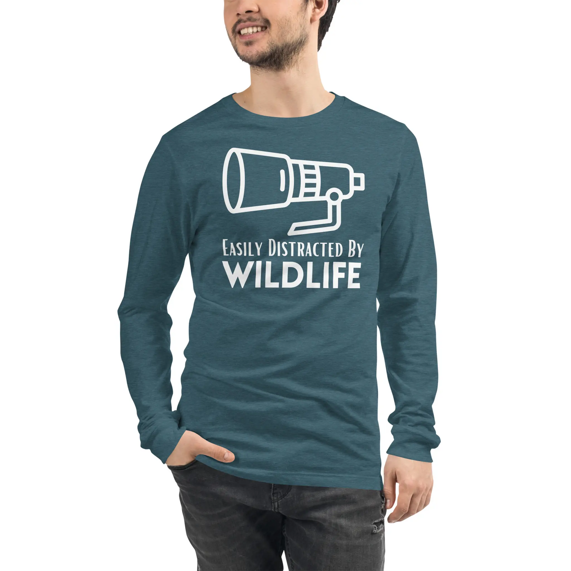 Wildlife photography long sleeve shirts for men.