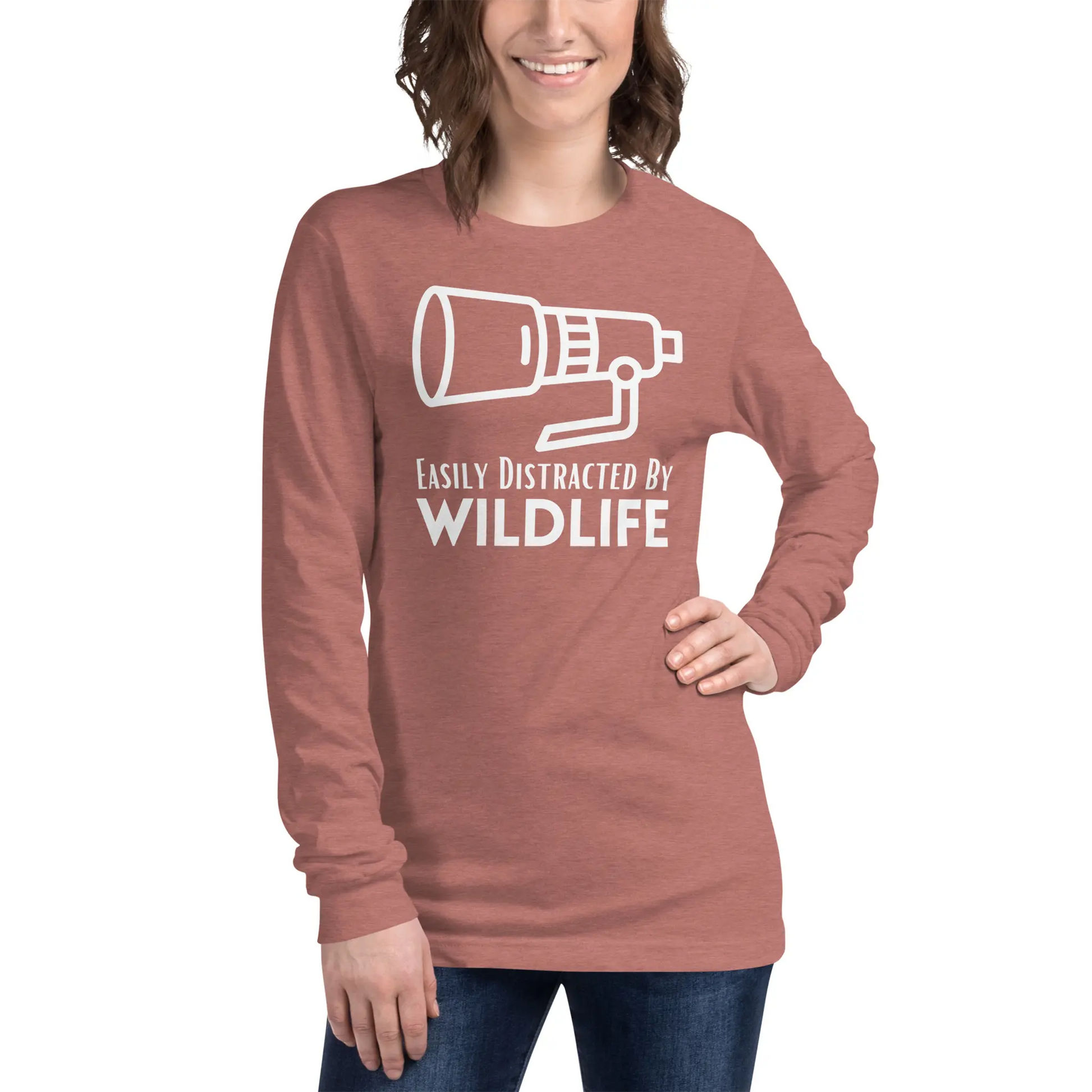 Wildlife photography long sleeve shirts for women.