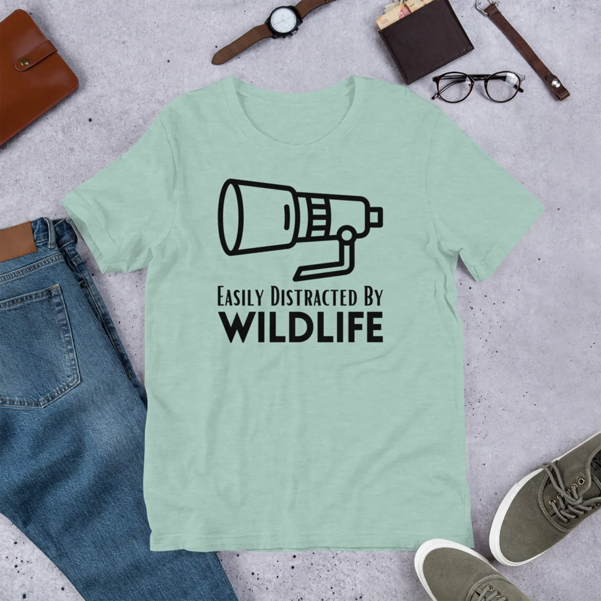 Wildlife Photographer T-Shirt by Sara Turbyfill Photography and Design.